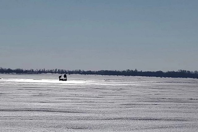 В полынье на Волге утонули двое маленьких детей