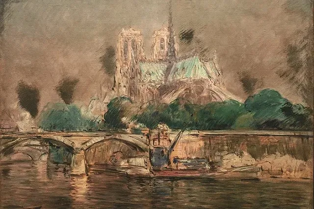 ЕМИИ получил в дар картину «русского Клода Моне»