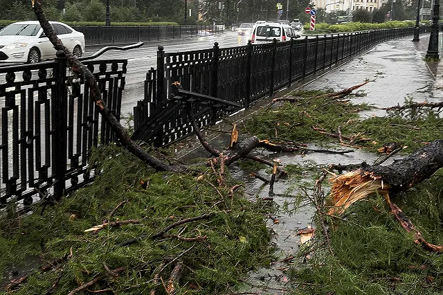 Стихия обрушилась на Екатеринбург