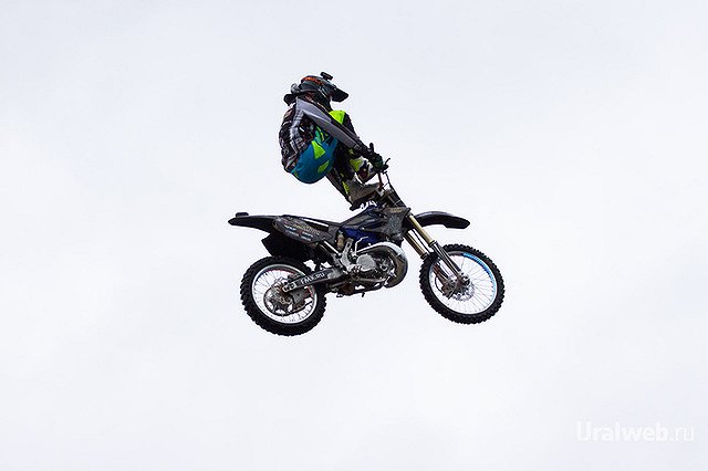 В Екатеринбурге прошло экстрим-шоу Adrenaline FMX Rush