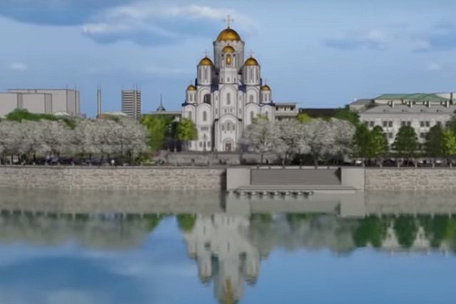 Строительство храма святой Екатерины в Екатеринбурге отложено