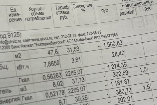 Стало известно, насколько в 2025 году повысят тарифы ЖКХ в Свердловской области