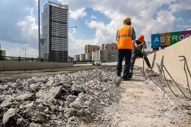 В Академическом могут образоваться пробки из-за строительства трамвайной ветки