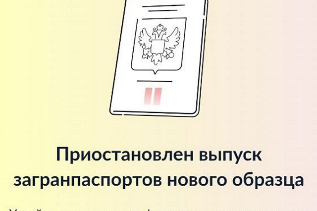 Россиянам приостановили выдачу загранпаспортов на «Госуслугах»
