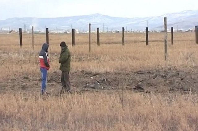 Под Читой что-то рухнуло с неба и взорвалось