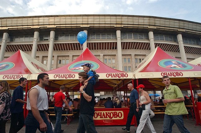 При реконструкции «Лужников» нашли послание строителям