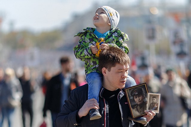 В колонне «Бессмертного полка» в Екатеринбурге пройдут до 70 тысяч человек