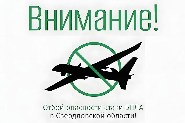 В Свердловской области сняли режим угрозы атаки БПЛА