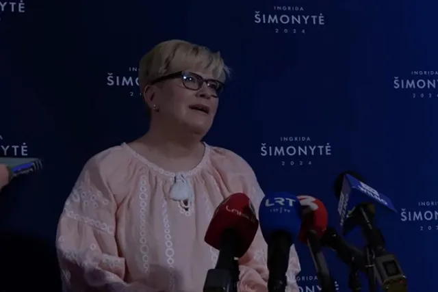 Премьер Литвы Шимоните во время выступления назвала русских «русней»
