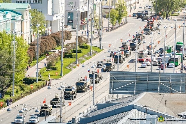 В Екатеринбурге пройдёт первая репетиция парада Победы