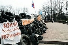 Экипажи БТР перешли на сторону ополченцев в Краматорске