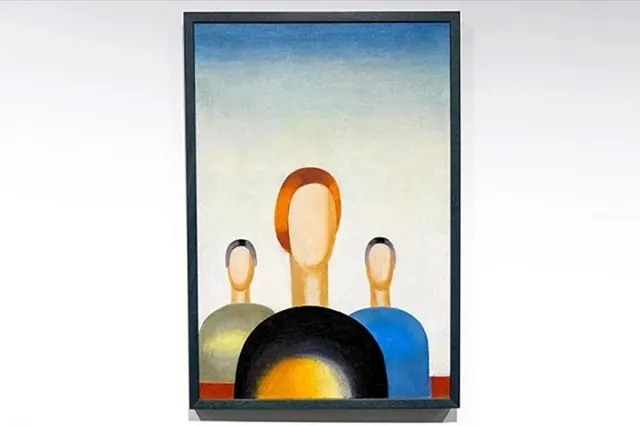 В «Ельцин Центре» картине стоимостью 75 миллионов рублей пририсовали глаза