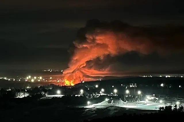 Под Екатеринбургом сгорела конюшня с 15 лошадьми
