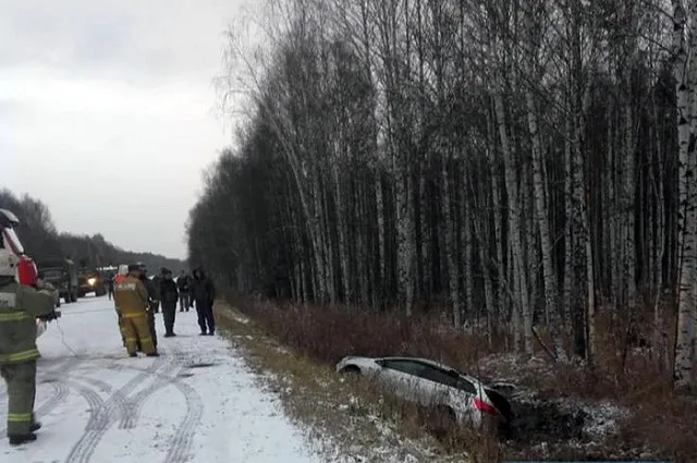 На Урале в ДТП едва не погибла автоледи МВД