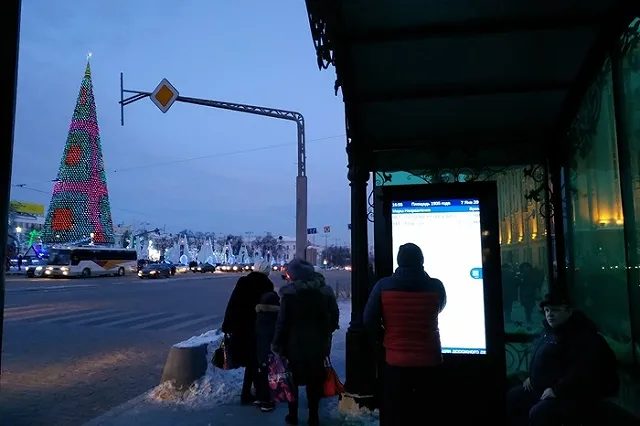 Мэрия демонтировала умные остановки у Главпочтамта