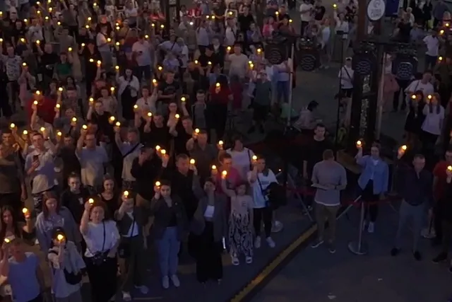 На улице Вайнера прошла трогательная акция памяти (ВИДЕО)