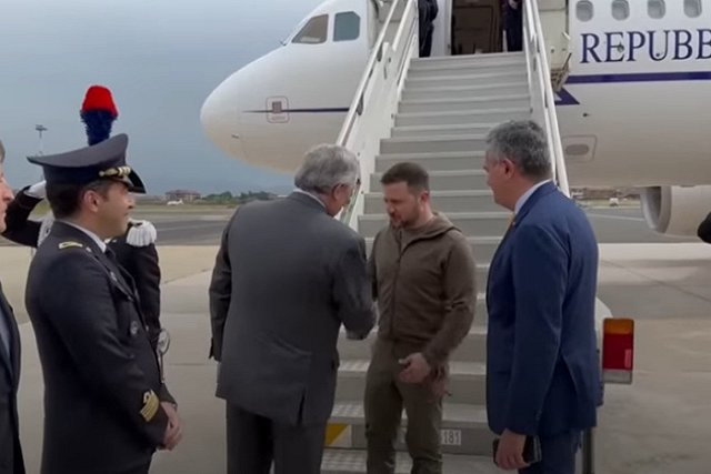 Зеленский приехал в Берлин