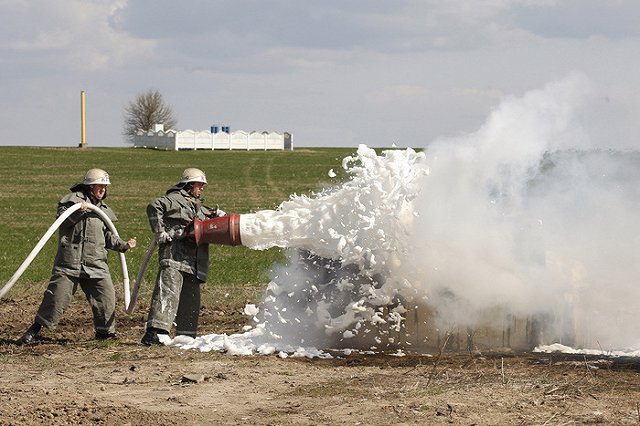 Горение газового факела в месте аварии газопровода «Союз» прекратилось