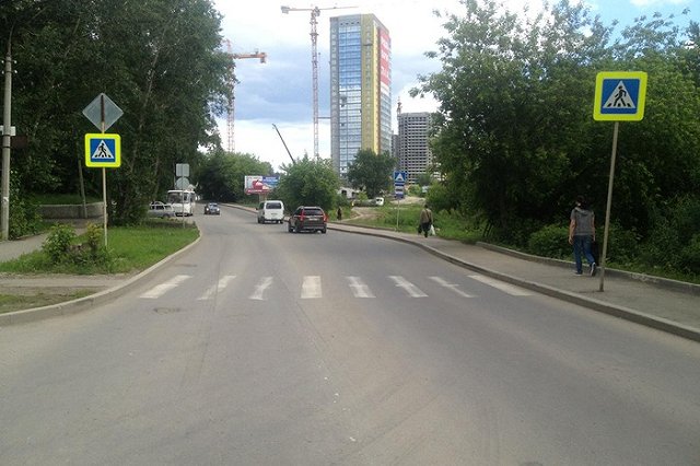 На Уктусе нетрезвый водитель сбил мальчика на «зебре»