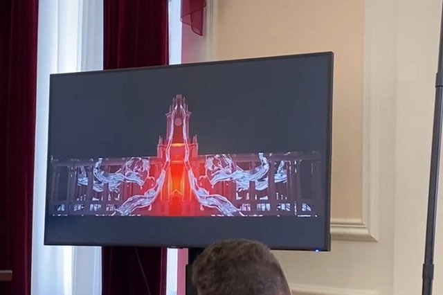 На здании администрации Екатеринбурга покажут световое шоу — видео