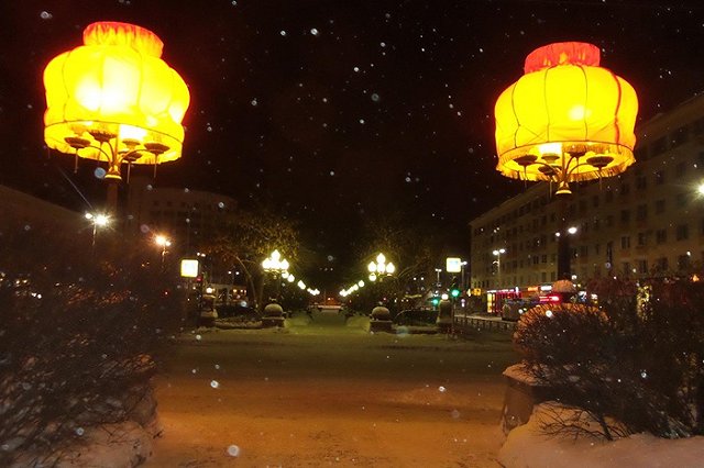 В центре Екатеринбурга снова появились любимые абажуры