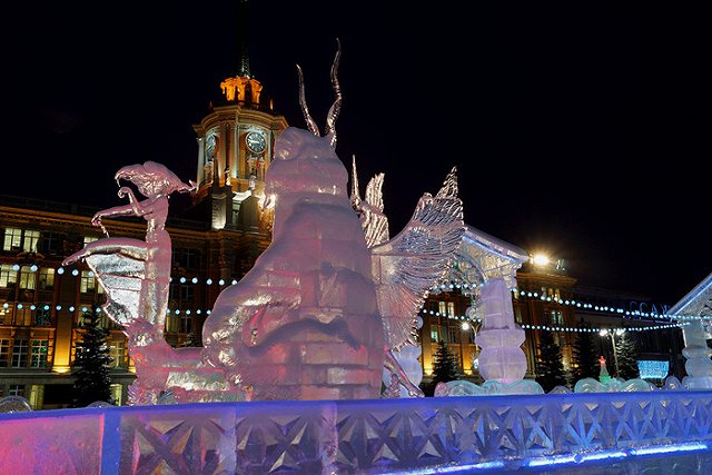 Ледовый городок могут перенести в Исторический сквер