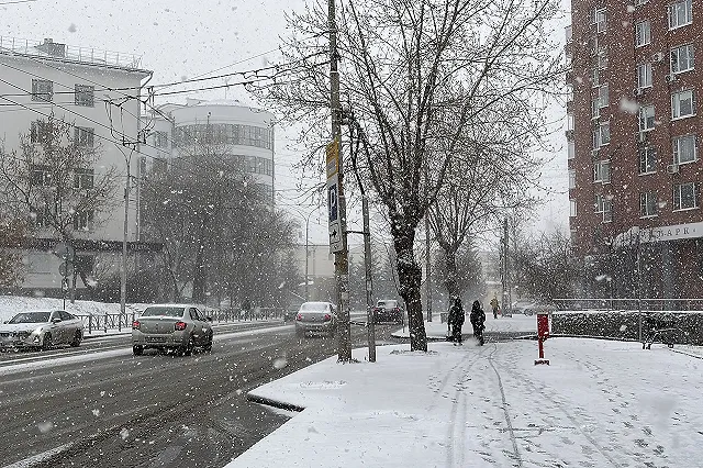 В Свердловской области выпал снег
