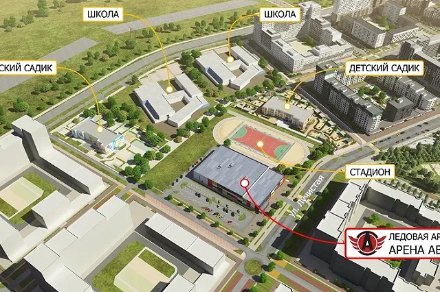 В Солнечном построят новую школу и ледовую арену