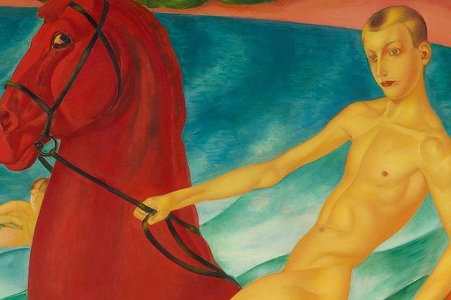 В Екатеринбург привезли картину Петрова-Водкина «Купание красного коня»