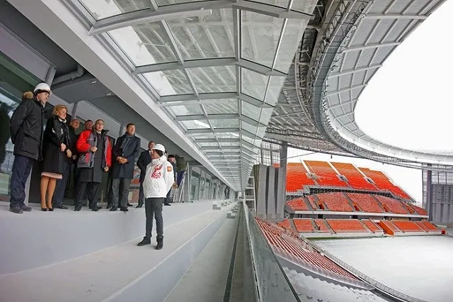 Вице-премьер Ольга Голодец осмотрела стройплощадку «Екатеринбург-Арены»