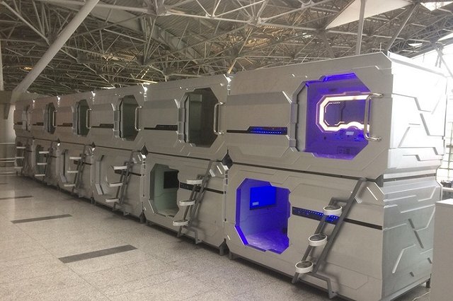 В аэропорту Внуково появились капсулы для сна