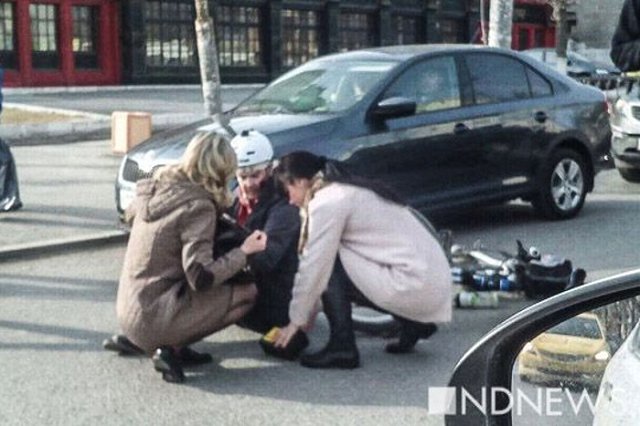 На Уралмаше «Тойота» сбила велосипедиста