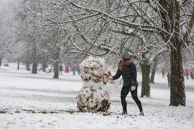 В московских школах ввели свободное посещение из-за снегопада