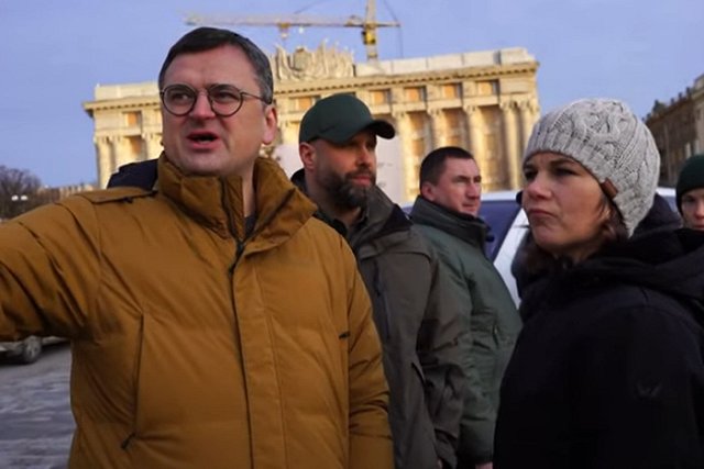 Глава МИД ФРГ прибыла с необъявленным визитом в Харьков