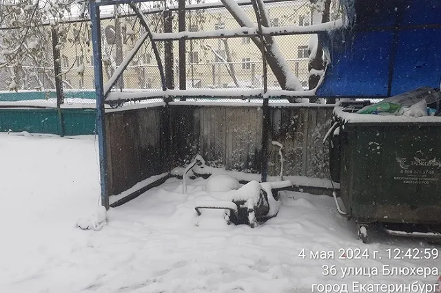 Екатеринбуржцы сожгли 40 контейнеров для мусора и сломали ещё 70 баков