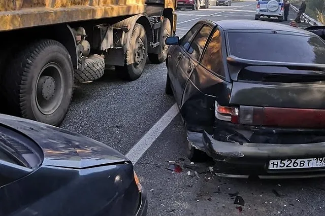 Из-за смога от пожара на Серовском тракте произошла массовая дорожная авария