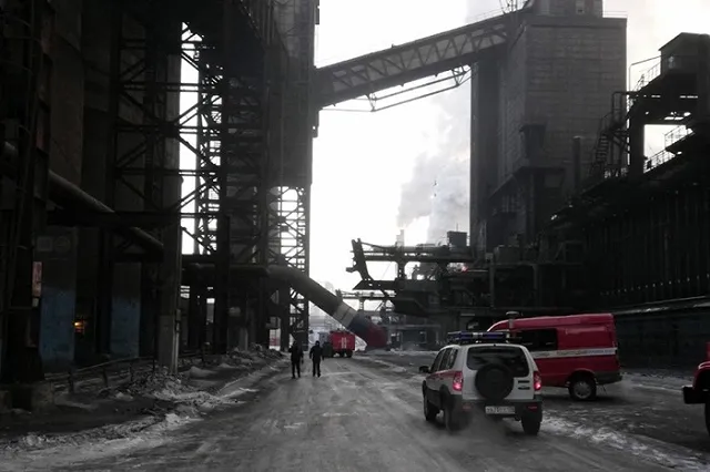 На Магнитогорском металлургическом комбинате произошел пожар