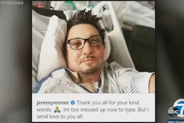 Звезда «Мстителей» сделал первое селфи после несчастья при снегоуборке