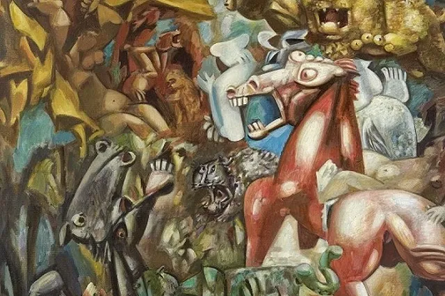 В Музее ИЗО начался монтаж выставки живописи Миши Брусиловского