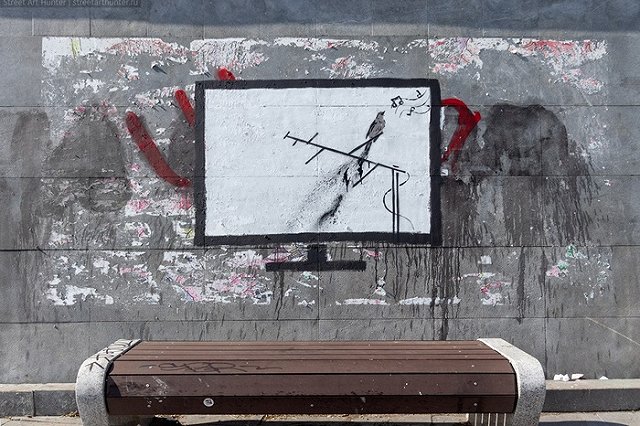 В Екатеринбурге появились граффити, посвященные Владимиру Соловьеву