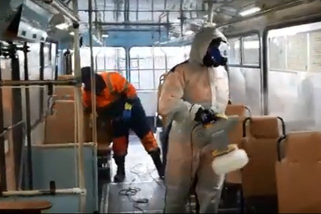 В Свердловской области инженера транспортного предприятия оштрафовали за плохую дезинфекцию автобуса