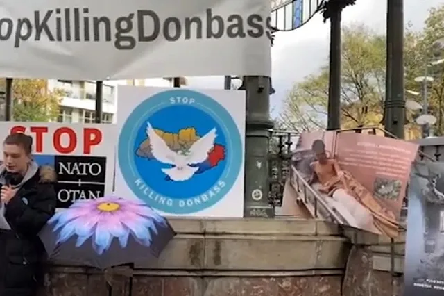 Украинцы избили французов на акции в поддержку Донбасса в Париже