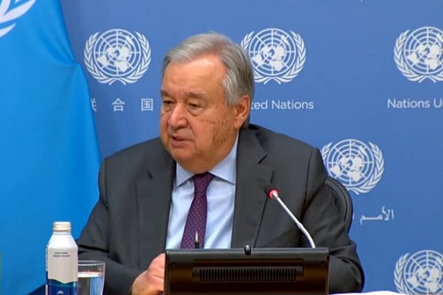 Гутерреш не назвал страну, сбросившую бомбу на Хиросиму