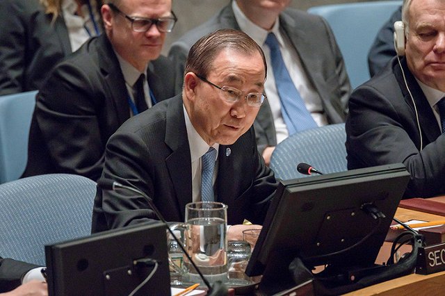 Украину разгневали слова Пан Ги Муна о критически важной роли России