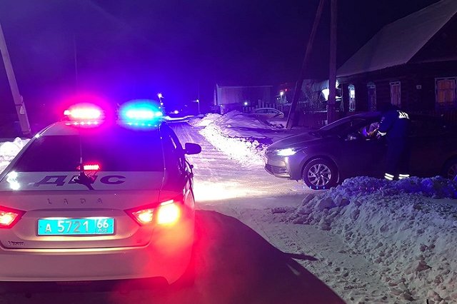 Несколько сотен пьяных водителей задержали в Свердловской области за прошедшие праздники