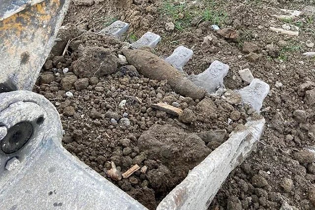 Взрывотехники обезвредили найденную в Сосьве при рытье котлована мину