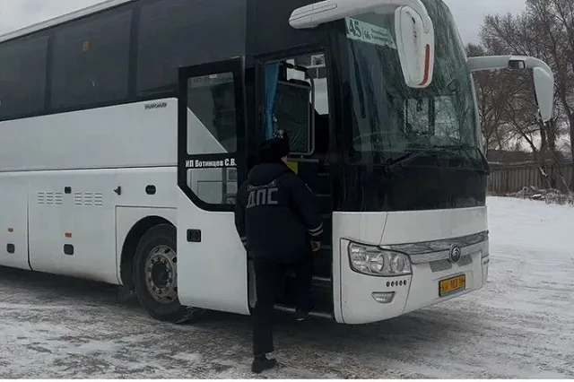Нетрезвого водителя междугороднего автобуса задержали в Полевском с помощью пассажира