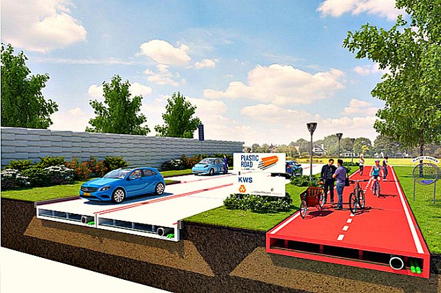 Дорога из пластика появится в Нидерландах в 2017 году