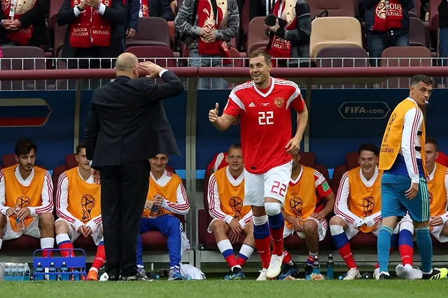 Дзюба объяснил воинское приветствие после голов на ЧМ-2018