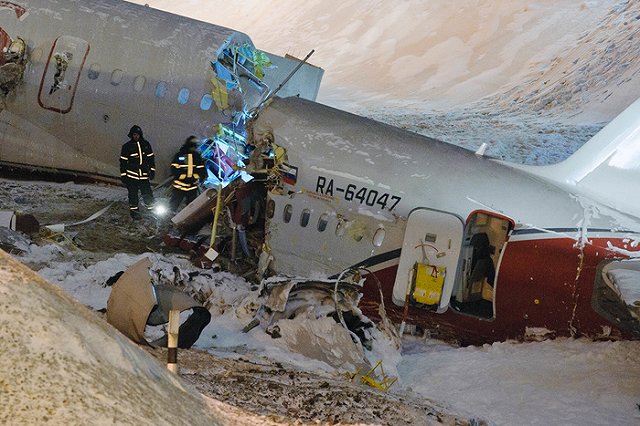 Число погибших в российских авиакатастрофах удвоилось